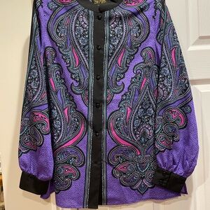 Purple Paisley Women's Jacket